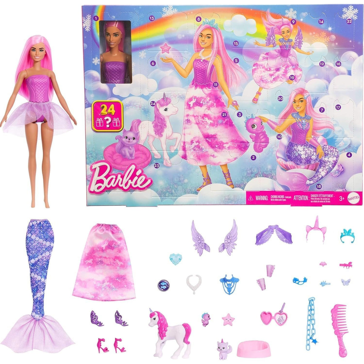 Barbie Advent Calendar with Doll & Fantasy Accessories – image 6