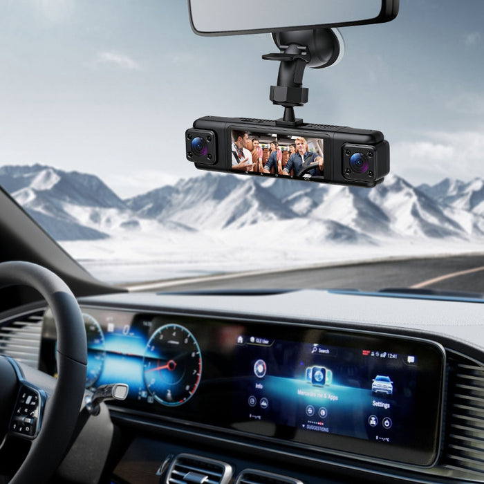 1080p Front & Rear Dash Cam with Loop Recording – detail 1