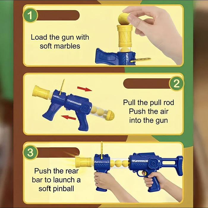 Kids' Duck Target Shooting Game with Foam Balls – detail 2