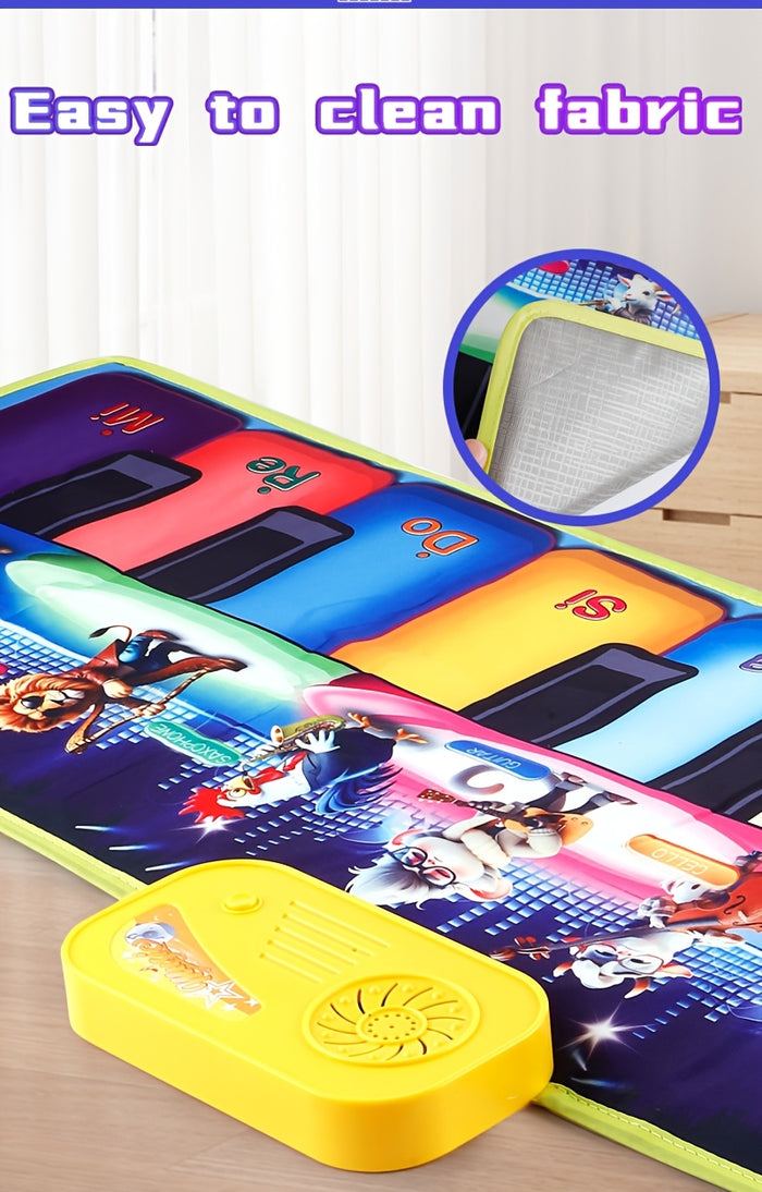 Kids' Musical Piano Mat with Animal Sounds & 6 Instrument Modes – detail 4