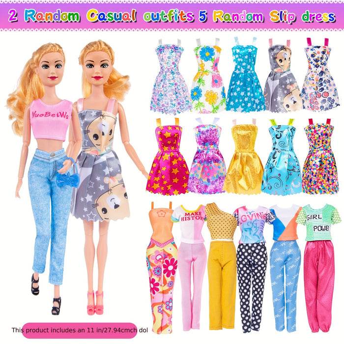 Dollbie 106-Piece Doll, Wardrobe & Clothing Accessory Set – detail 1