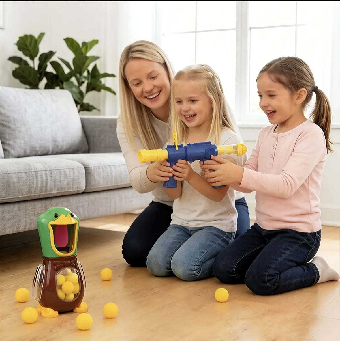 Kids' Duck Target Shooting Game with Foam Balls – image 5