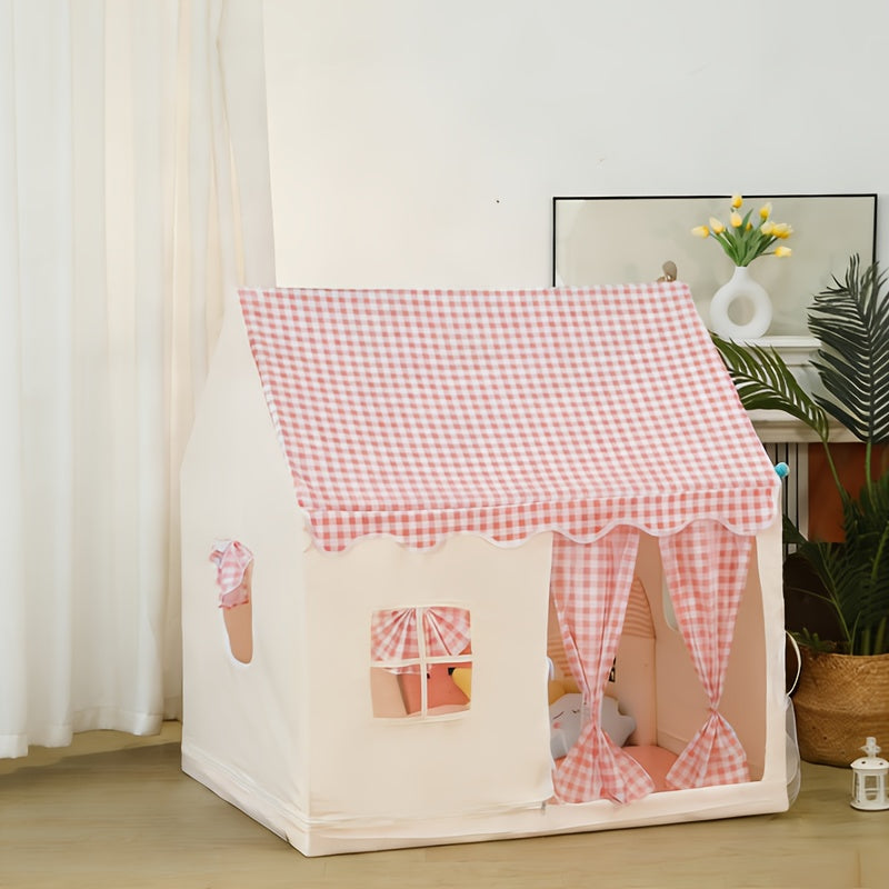 Kids' Pink Princess Castle Play Tent – image 4