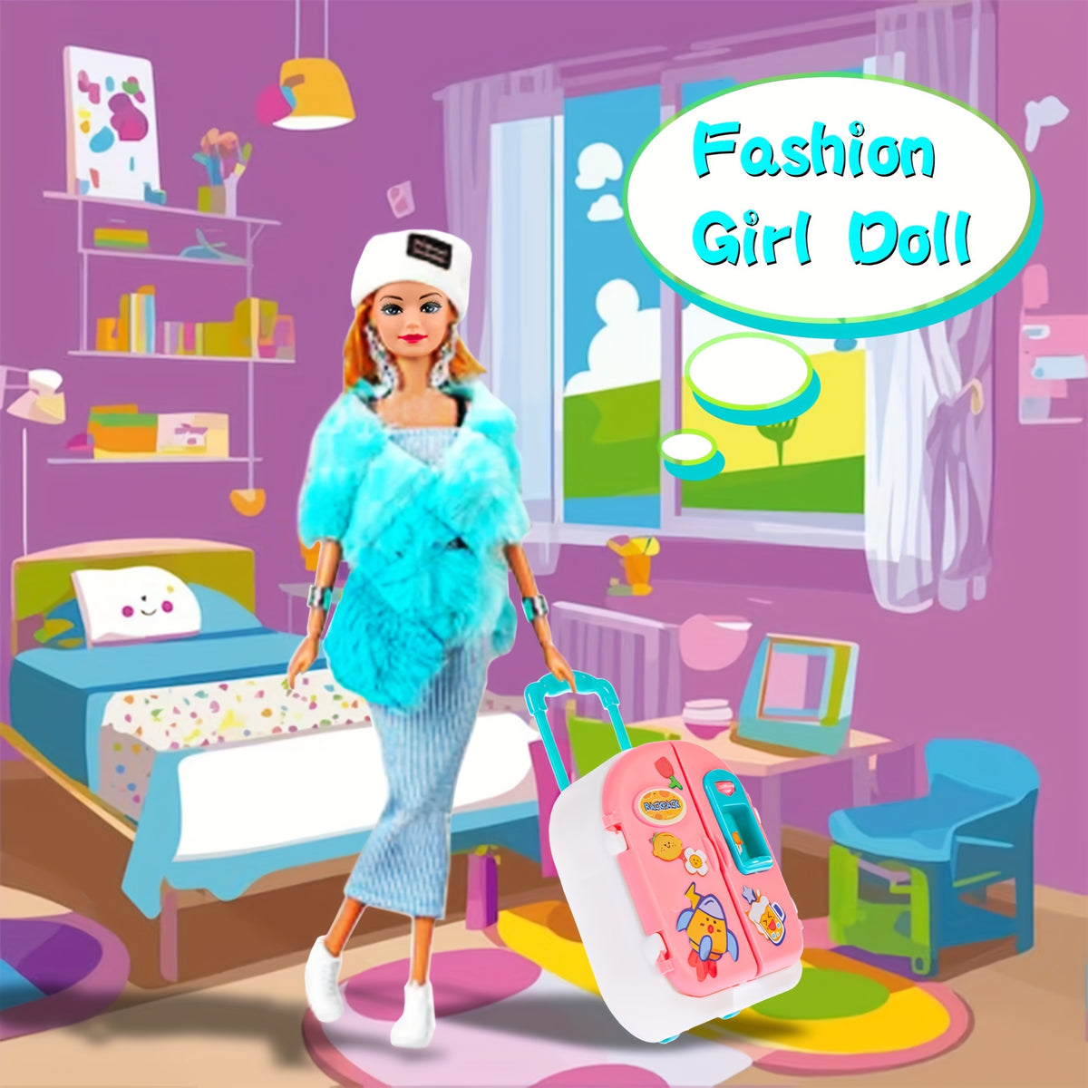 Dollbie 106-Piece Doll, Wardrobe & Clothing Accessory Set – image 4