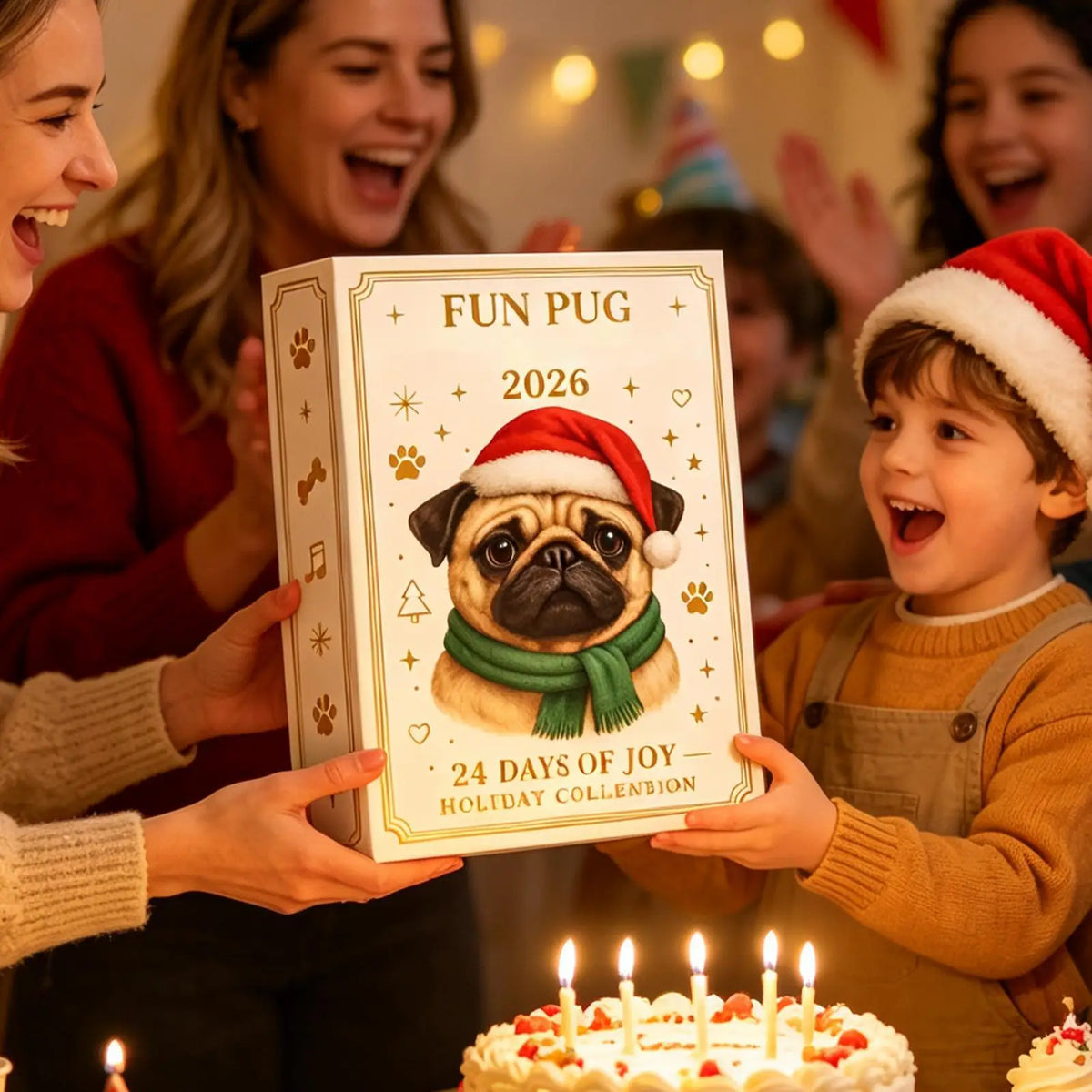 Pug Christmas Advent Calendar 2026 – 24-Day Countdown – image 4