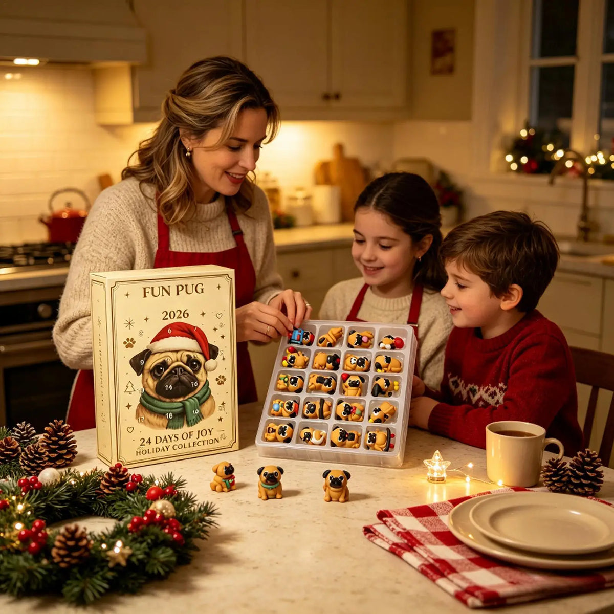 Pug Christmas Advent Calendar 2026 – 24-Day Countdown – image 7