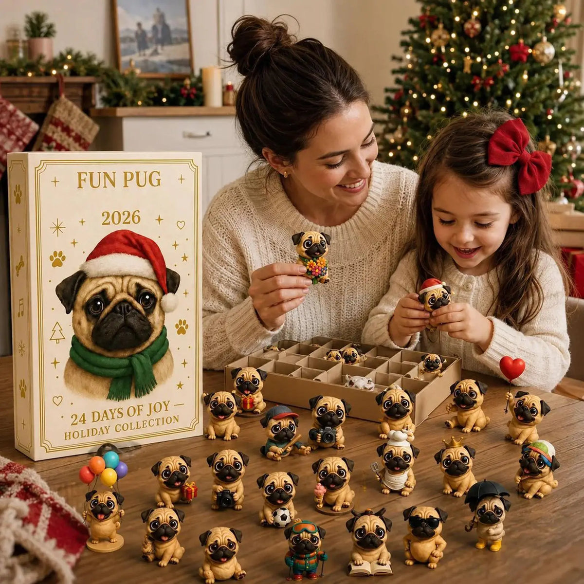 Pug Christmas Advent Calendar 2026 – 24-Day Countdown – image 6