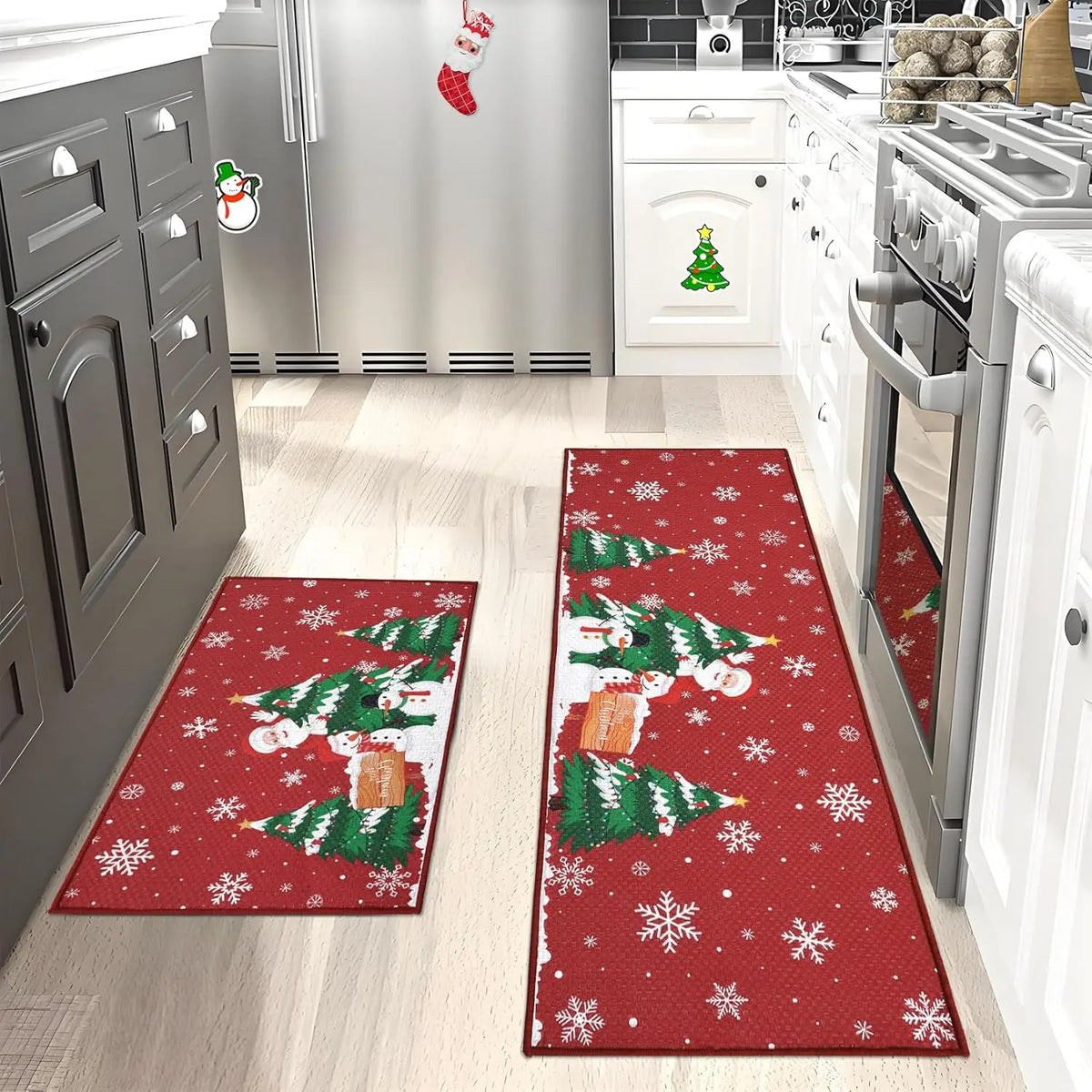Christmas Santa & Tree Indoor Doormat – image 3