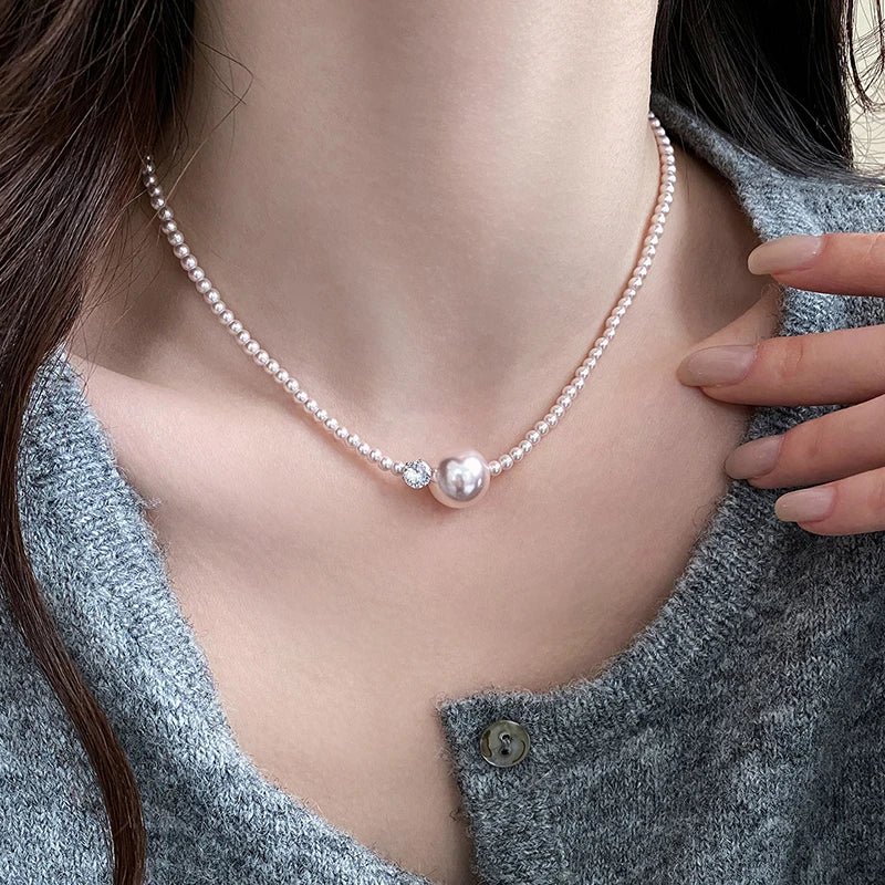 Women's Simulated Pearl Beaded Necklace – image 3
