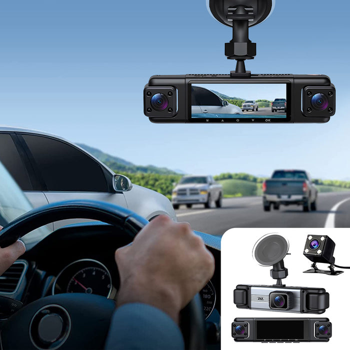 1080p Front & Rear Dash Cam with Loop Recording – detail 2