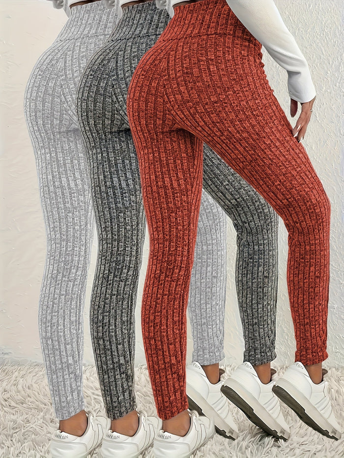 Plus Size Skinny Leggings 3-Pack – detail 4