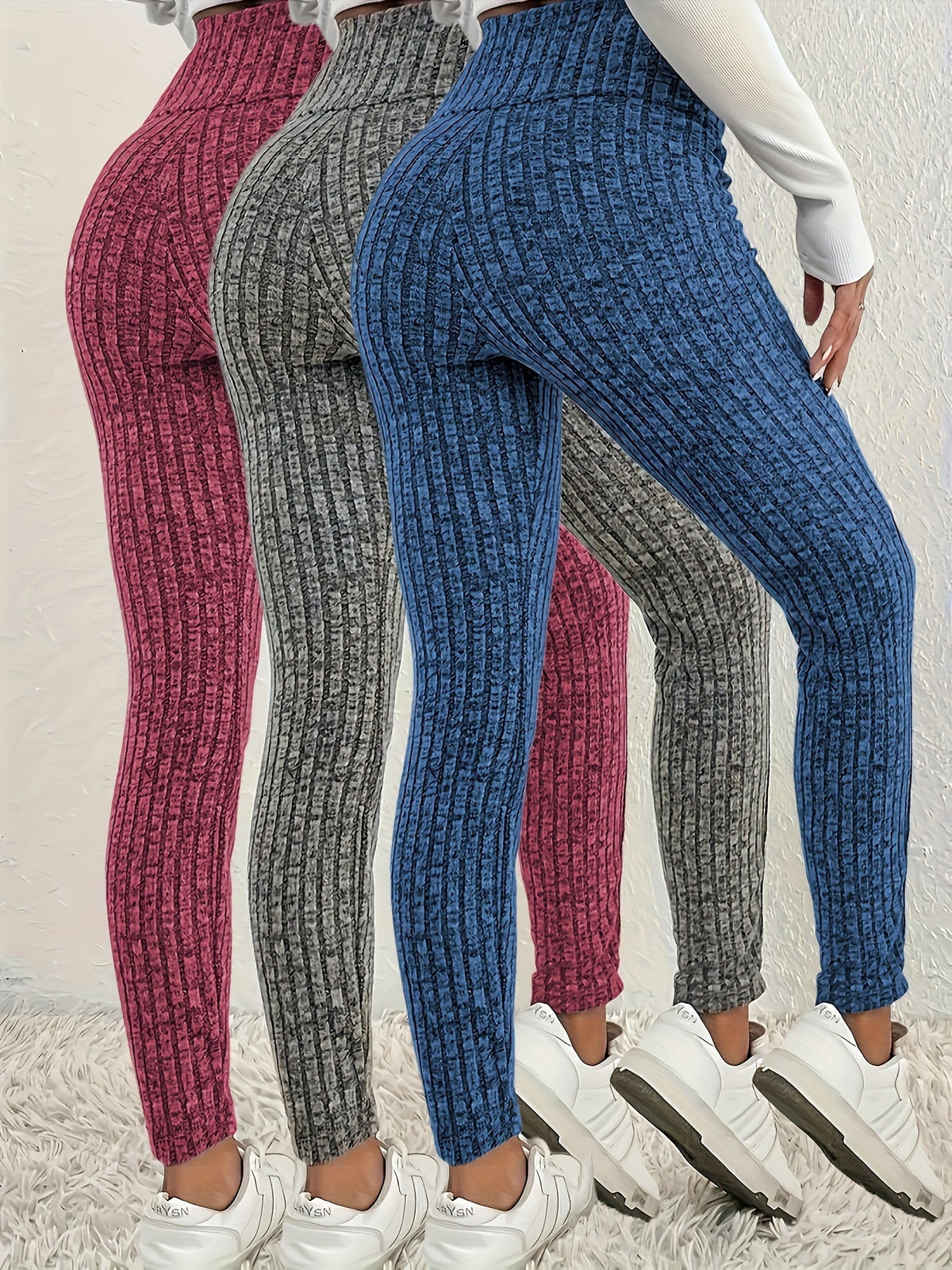 Plus Size Skinny Leggings 3-Pack – image 1