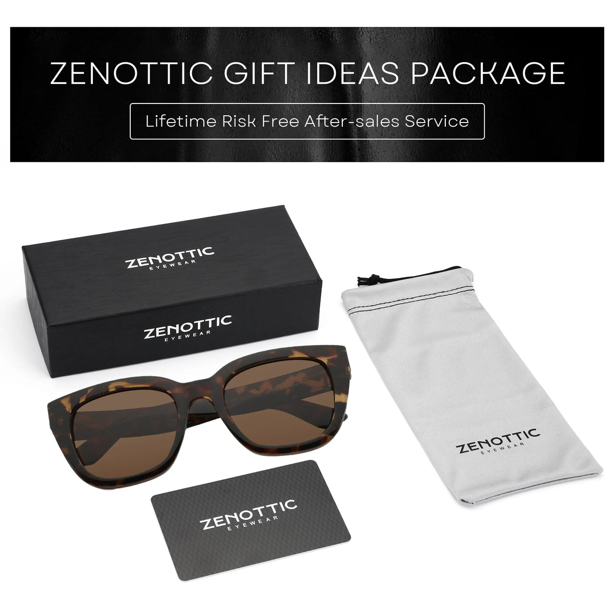 Women's Retro Square Polarised Sunglasses – image 6